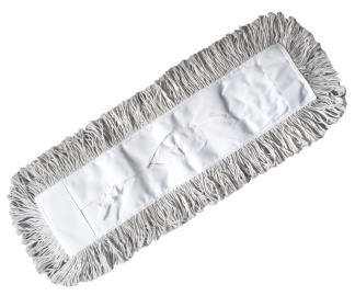 Vadrouille sèche en coton blanc (5
